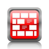 Wall icon on a square button N7