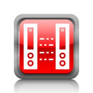 Network Server icon on a square button N6