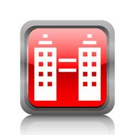 Office Building icon on a square button N7
