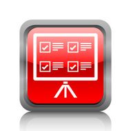 Projection Screen icon on a square button N7