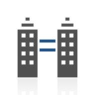 Office Building icon on a white background N11