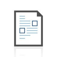 Document icon on a white background N28