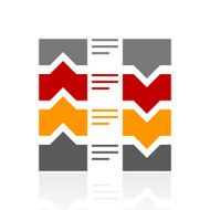 Flowchart icon on a white background N32