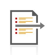 Document icon on a white background N34
