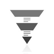 Pyramid icon on a white background N9