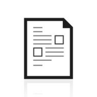 Document icon on a white background N37