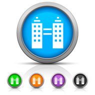 Office Building icon on round buttons N4