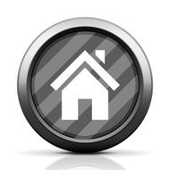 Home icon on a round button N6