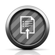Document icon on a round button N45