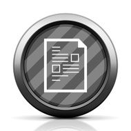 Document icon on a round button N47