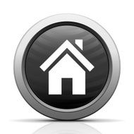 Home icon on a round button N7