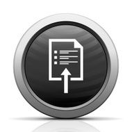 Document icon on a round button N50