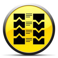 Flowchart icon on a round button N56