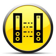 Network Server icon on a round button N17