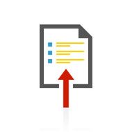 Document icon on a white background N45
