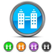 Office Building icon on circle buttons N3