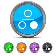 Flowchart icon on circle buttons N13