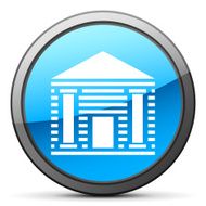 Bank icon on a round button N27