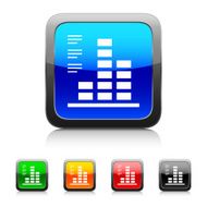 Bar Graph icon on color buttons N9