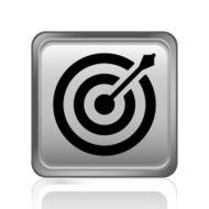 Target icon on a square button N10