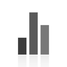 Bar Graph icon on a white background - PrimeSeries N36