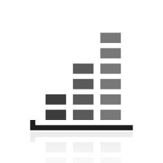 Bar Graph icon on a white background - PrimeSeries N39