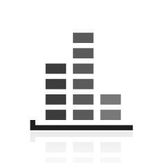 Bar Graph icon on a white background - PrimeSeries N40