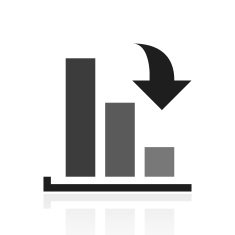 Bar Graph icon on a white background - PrimeSeries N42