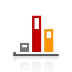Bar Graph icon on a white background - ProSeries N6
