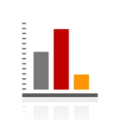 Bar Graph icon on a white background - ProSeries N7