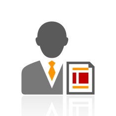 Businessman icon on a white background - ProSeries N5