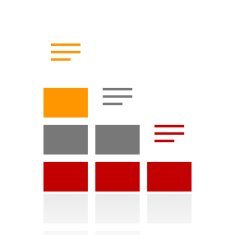 Bar Graph icon on a white background - ProSeries N12