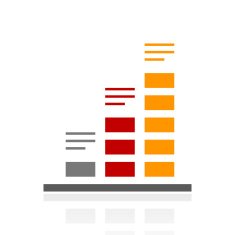 Bar Graph icon on a white background - ProSeries N37