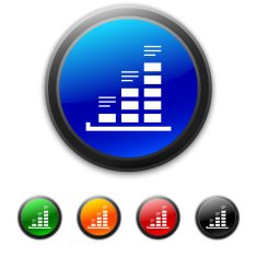 Bar Graph icon on round buttons - ShinedSeries N10