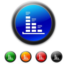 Bar Graph icon on round buttons - ShinedSeries N16
