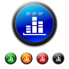 Bar Graph icon on round buttons - ShinedSeries N26