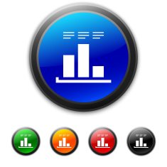 Bar Graph icon on round buttons - ShinedSeries N29