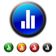 Bar Graph icon on round buttons - ShinedSeries N37