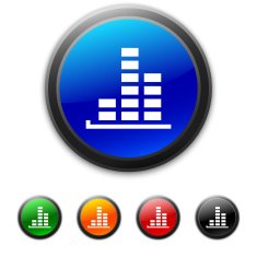 Bar Graph icon on round buttons - ShinedSeries N42