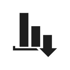 Bar Graph icon on a white background - SingleSeries N8