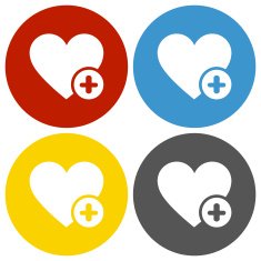 Heart icon on circle buttons - CircleSeries