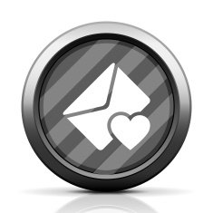 Email icon on a round button - EliteSeries