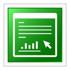 Application icon on a square button - FlatSeries N2