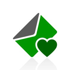 Email icon on a white background - FreshSeries