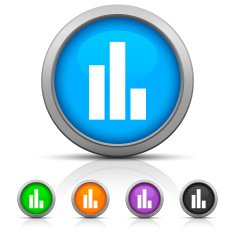 Bar Graph icon on round buttons - GlossSeries N45