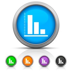 Bar Graph icon on round buttons - GlossSeries N48