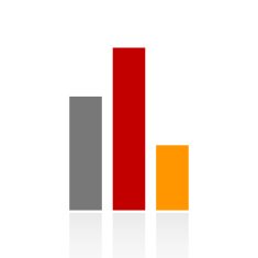 Bar Graph icon on a white background - ProSeries N43