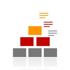 Pyramid icon on a white background - ProSeries