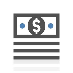Money icon on a white background - RoyalSeries N2