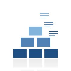 Pyramid icon on a white background - RoyalSeries